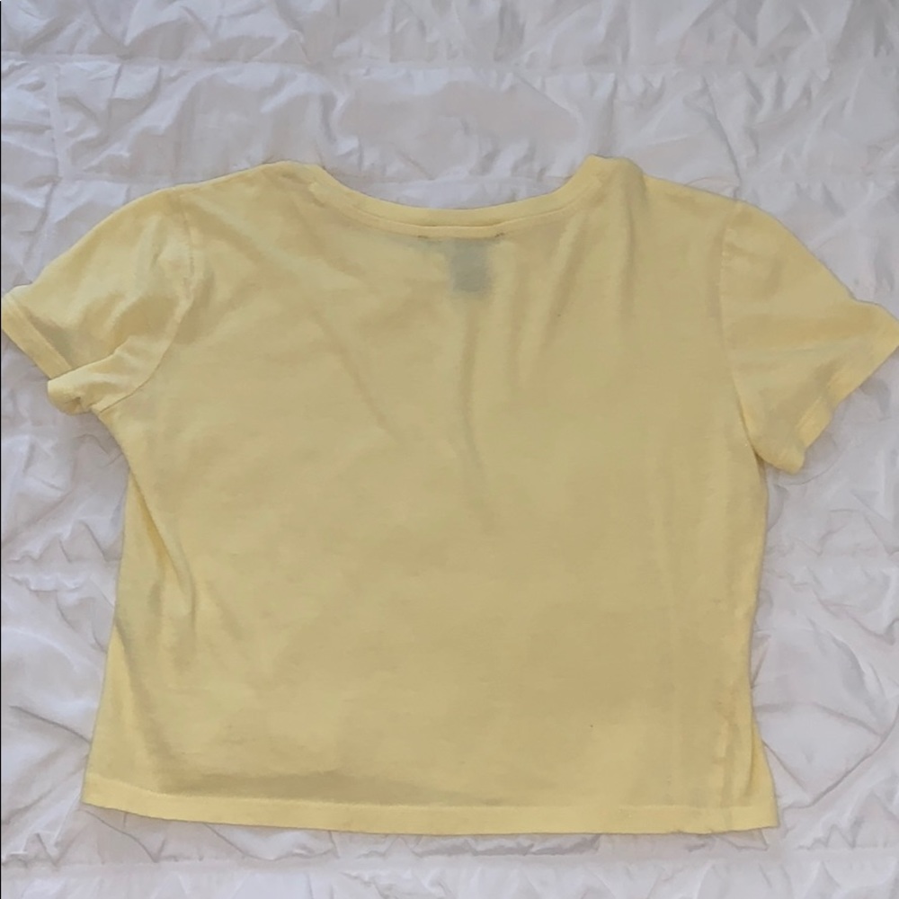 Yellow Crop Top - Picture 2 of 3